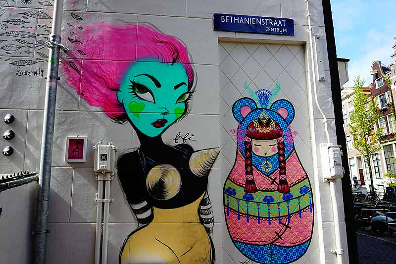 fake travel news - street art meets parallel worlds