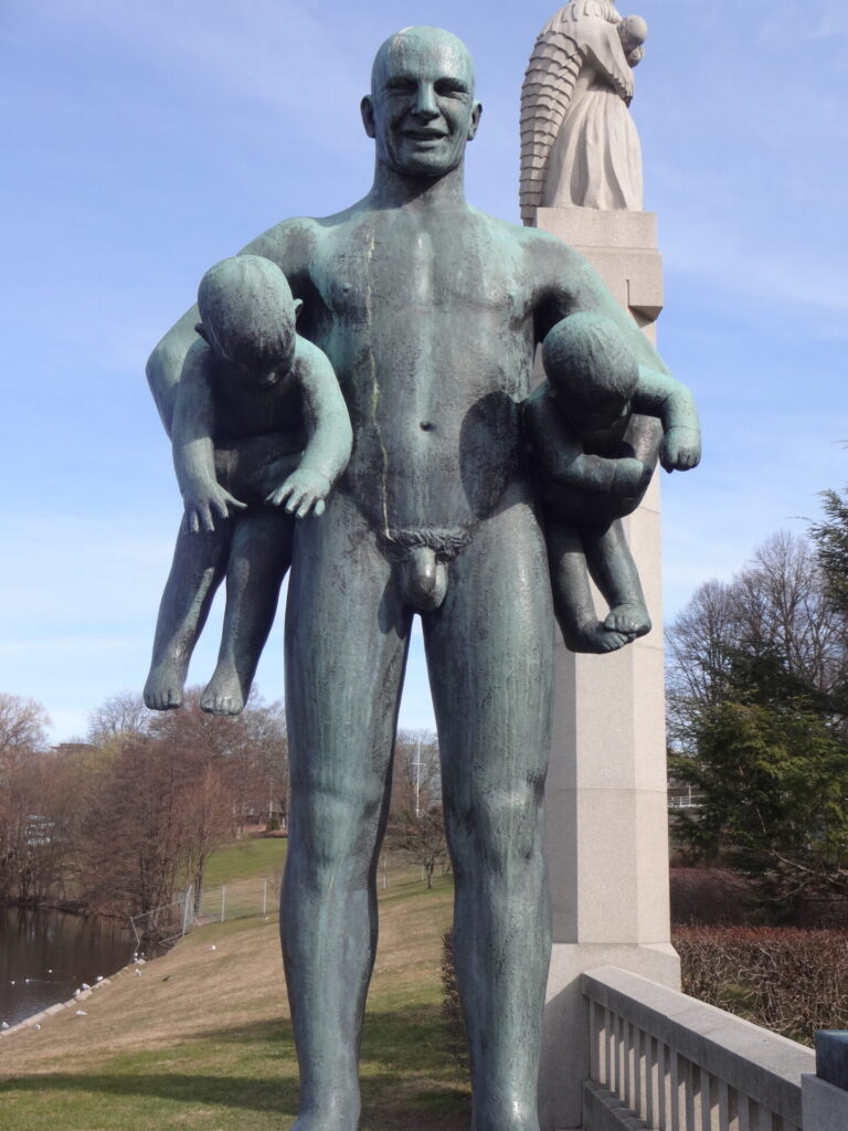 Fake Travel News: Statue at Vigeland Park in Oslo, Norway