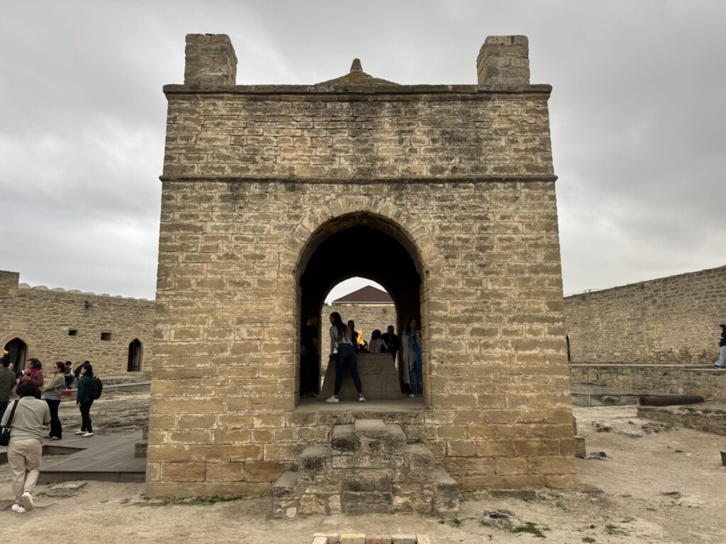 The land of fire, Baku, has a fire temple